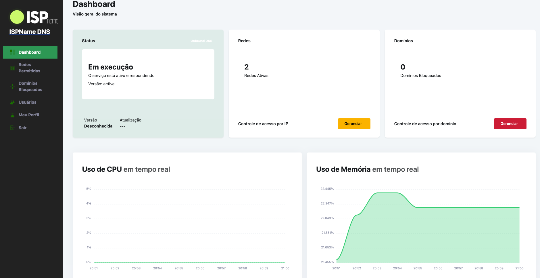 ISPName - Servidor DNS